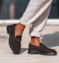 Track loafers brown Cristales