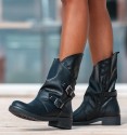 Angel biker boots