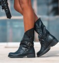 Angel biker boots
