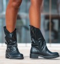 Angel biker boots
