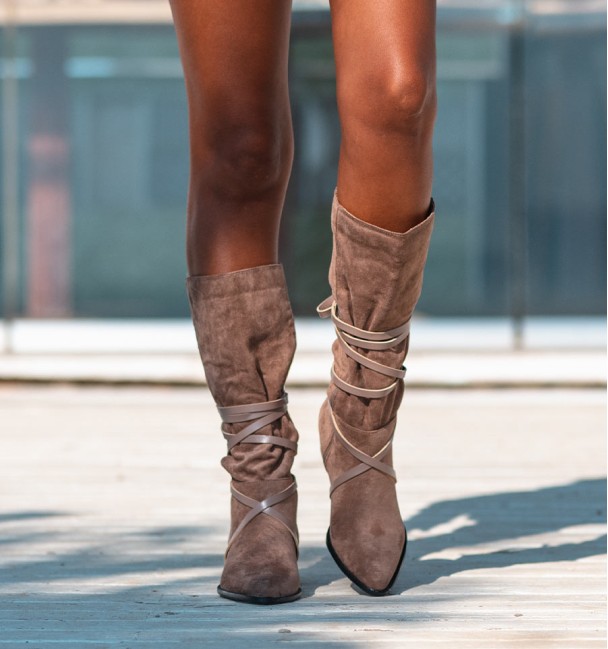 Botas de campo castanhas Cati