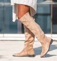 Botas mosqueteras Aramis beige