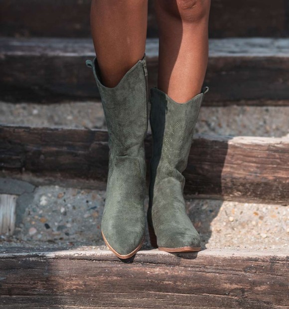 botas Tina cor verde 2