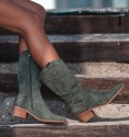 botas Tina cor verde