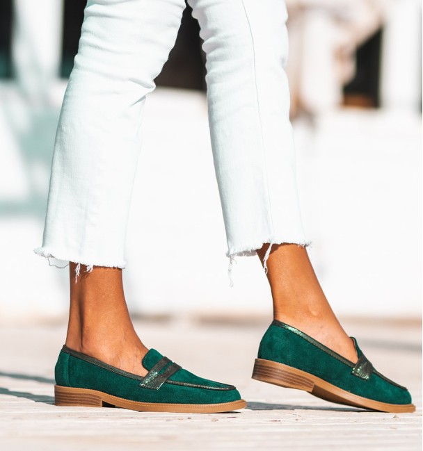 mocasines verdes Jimena