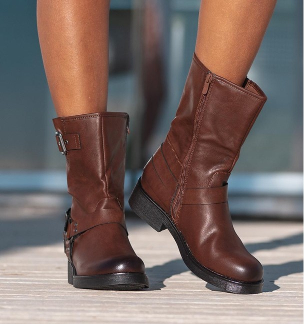 botas biker hebillas