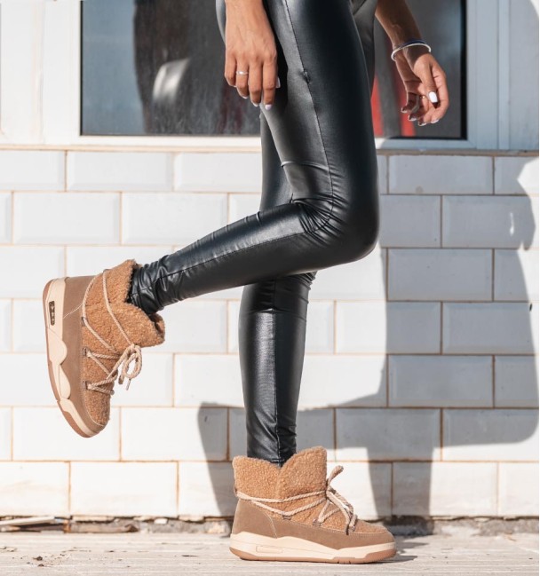 Botas invierno marrones Neval