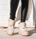 Neval botas bege de inverno