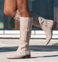 Linda beige boots
