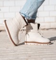 Botas acolchadas beige Pure Winter