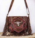 fringed boho bag Buffalo white
