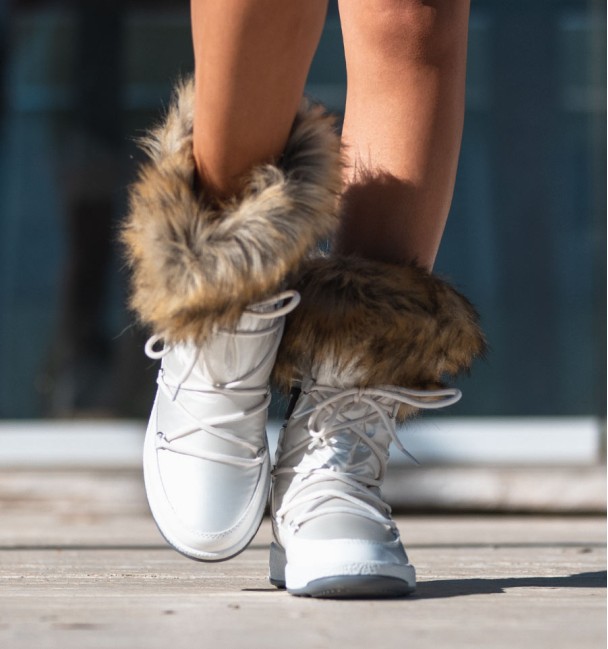 Botas acolchoadas Formigal brancas