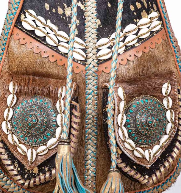 Brown and black handbag Bohem Brown and black handbag Bohem