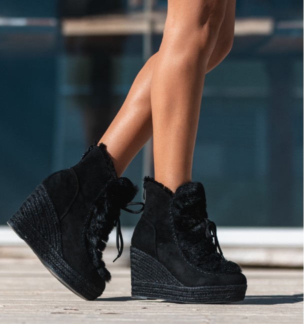 Botas de cunha de inverno Monic