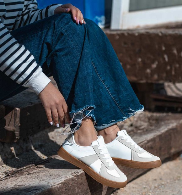 Combined bamba sneakers