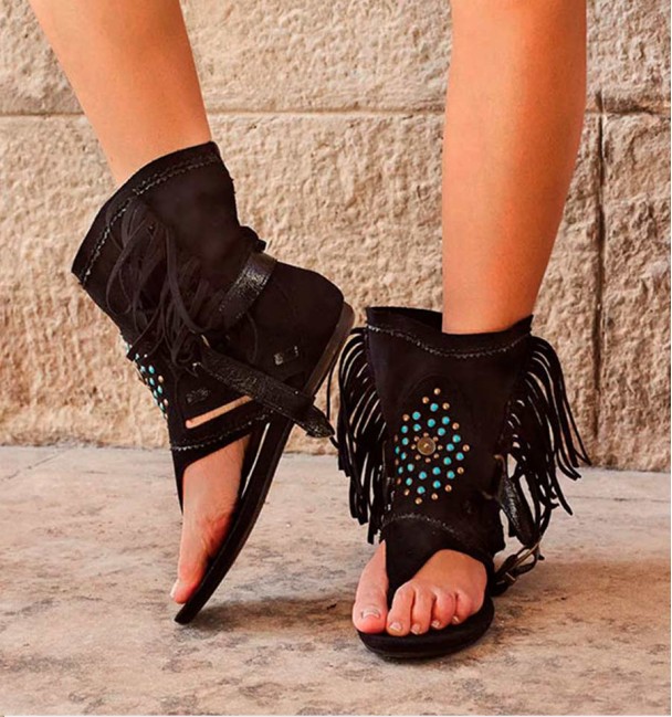 Botas bohochic sandálias