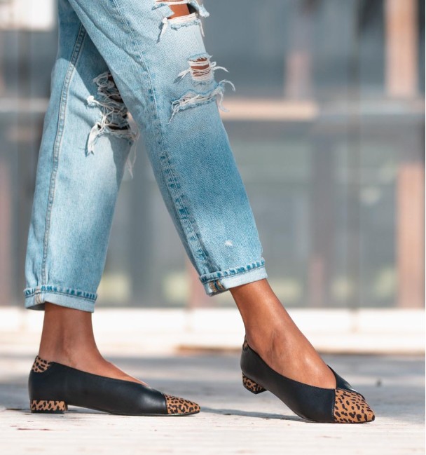 Punta Fina Zapatos Con Tacon Chupete Punta Fina Zapatos Negros