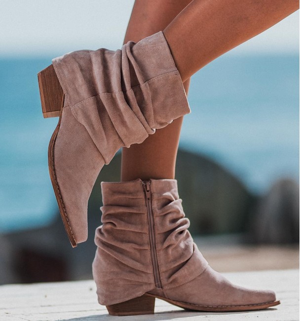 copy of Beige country style ankle boots