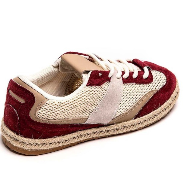 Sneakers mesh bordeaux