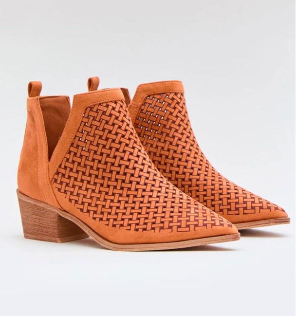 Botas laranja de verão