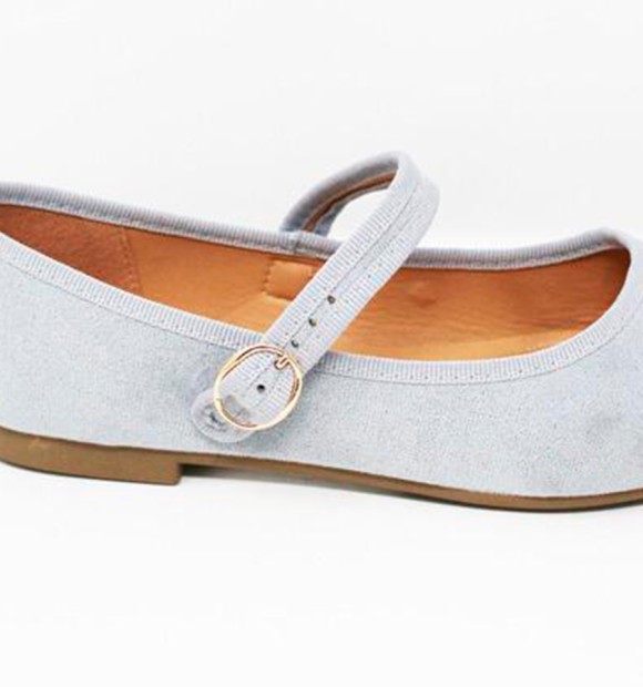 soft blue ballerinas Adisa 2