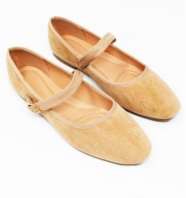 taupe ballerinas Adisa