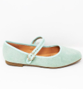 soft green ballerinas Adisa