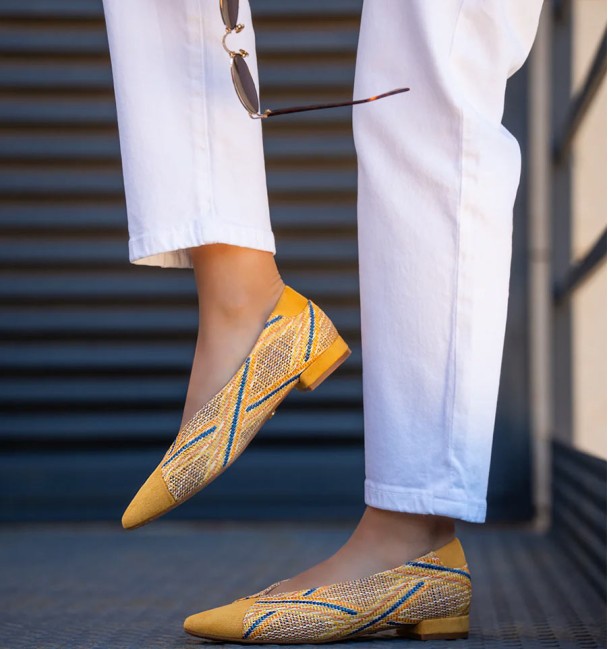 yellow shoes