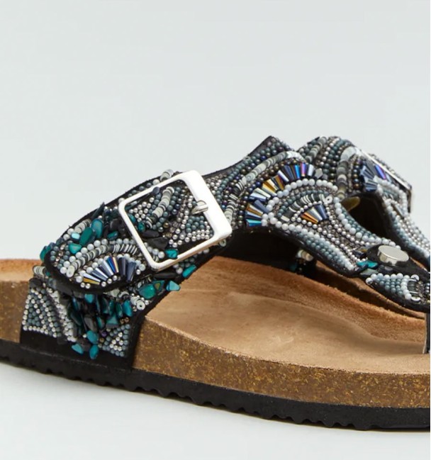Sandalias bio negras Manaca