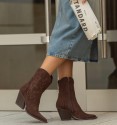 Cowboy boots dark brown Adriana