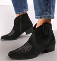 cowboy boots black
