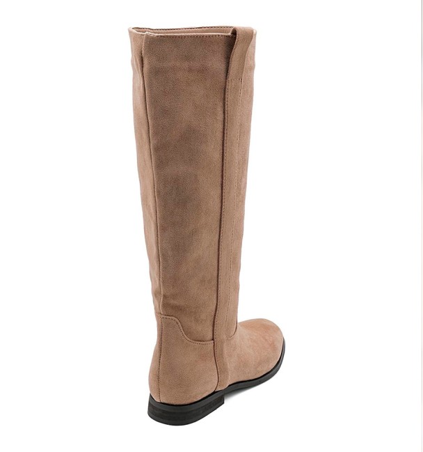 Botas camperas beige