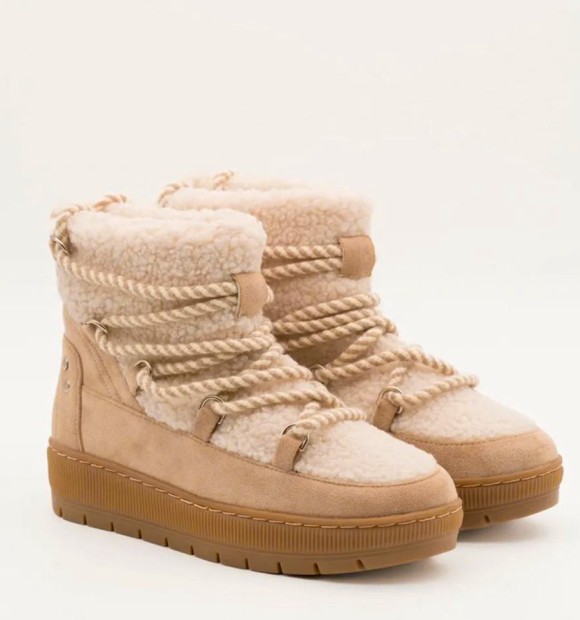 Botas de esqui beige 2