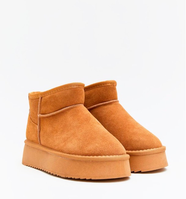 Leather brown australian boots