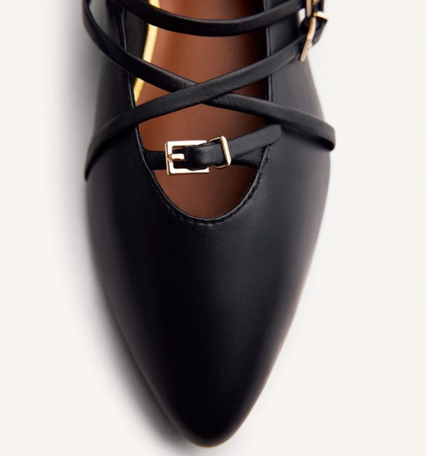 HOKAH Leather Ballet Flats - Gioseppo