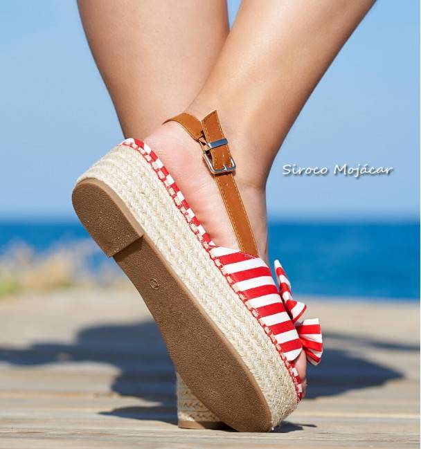 Sandalias Palawan Rojo