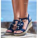 Sandalias Glass Blue
