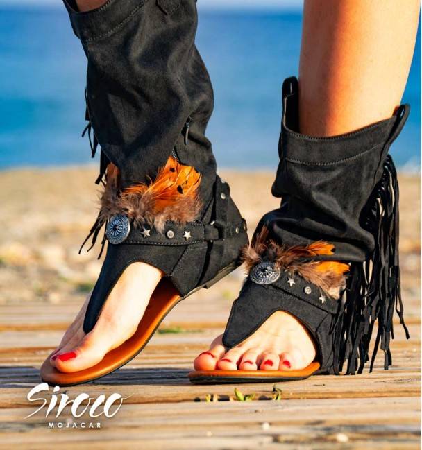 Botas Sandalias Noika Black Botas Sandalias Noika Black