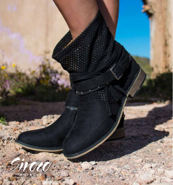 Botines Michigan Negro