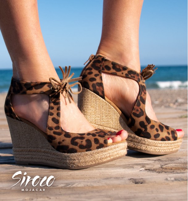 Sandalias Aldara Leopard