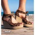 Sandalias Aldara Leopard