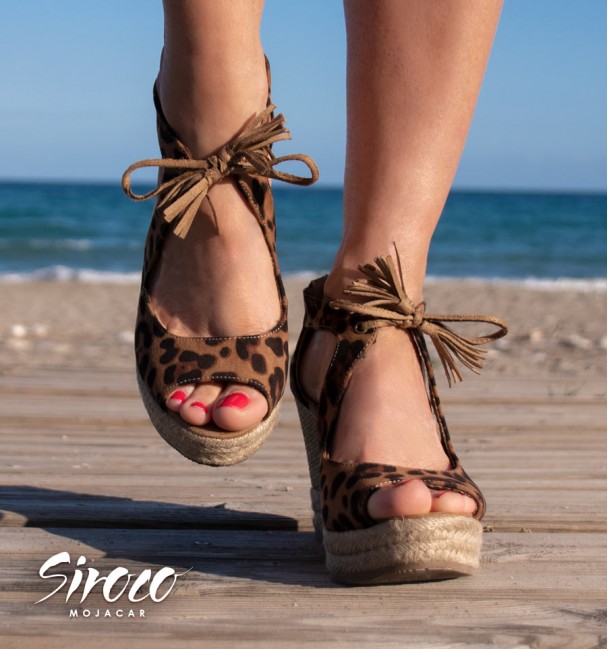 Sandalias Aldara Leopard