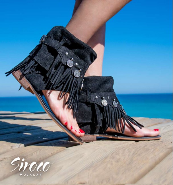 Botas Sandalias Tahití Black