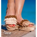 Alpargatas Chic Beige-Camel