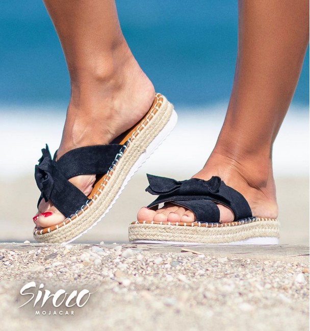 Sandalias Rodas Black