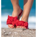 Sandalias Tricia Rojo