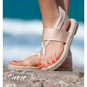 Sandalias Macarella Beige
