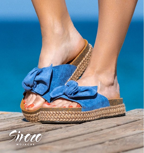 Sandalias Calvi Azul