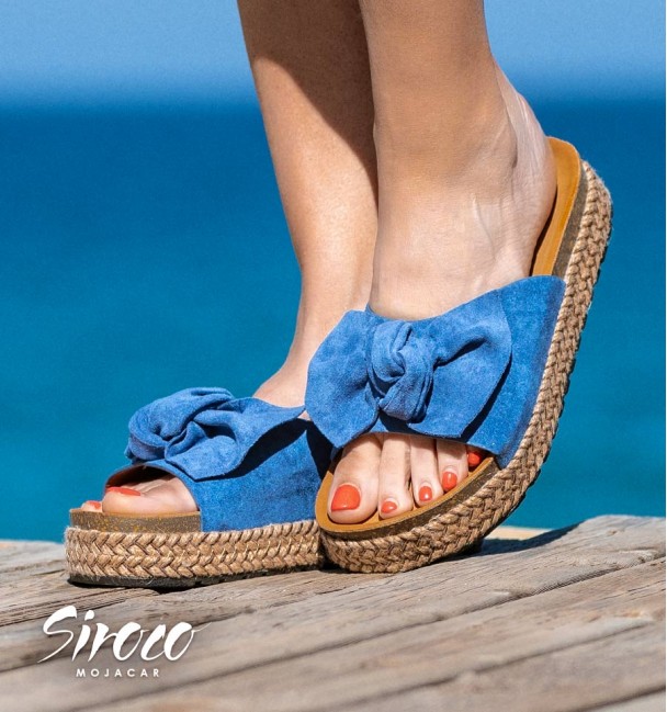 Sandalias Calvi Azul