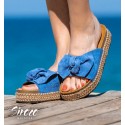 Sandalias Calvi Azul